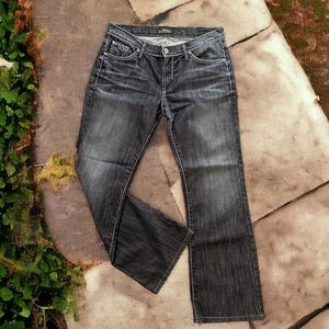 James Cured by Seun Dry Aged Denim jeans USA made women's 14 fit flattering